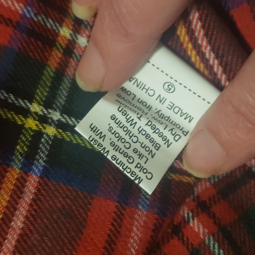 1 large left❤New boutique Tartan A-line skirt - Picture 10 of 10